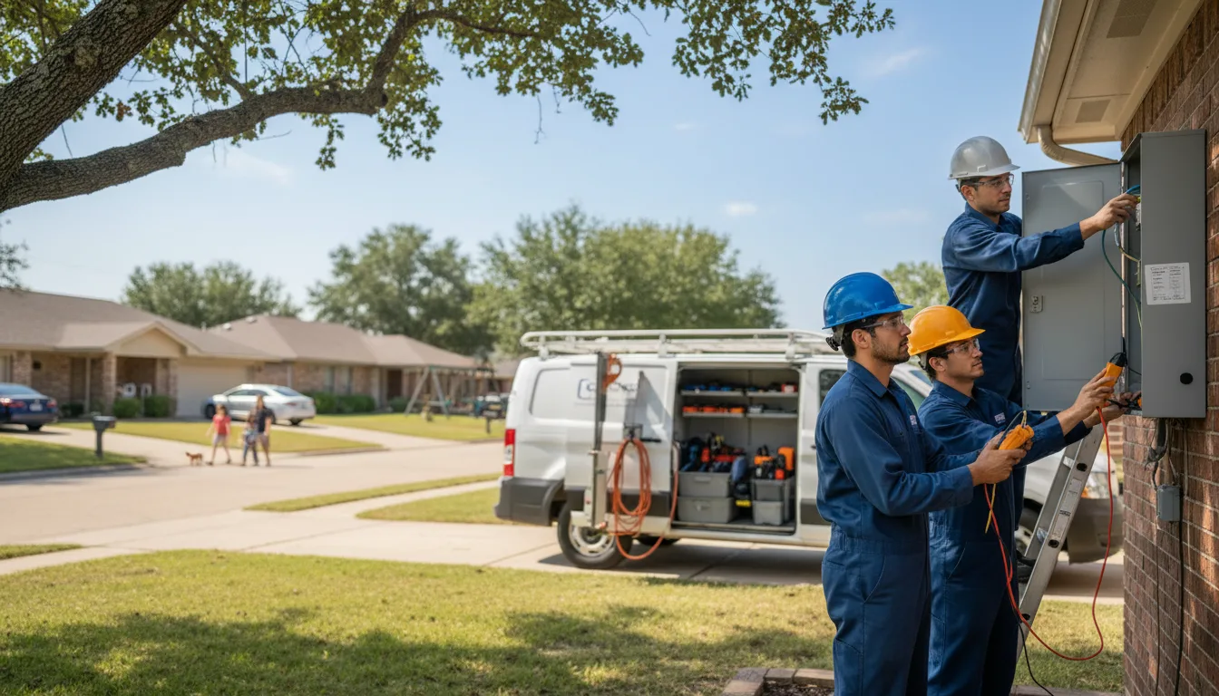 Certified electrician providing emergency electrical services in North Little Rock, AR
